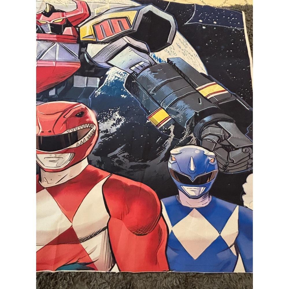 Power rangers nylon wall‎ hanging oarty decor 59x35 - Picture 3 of 6